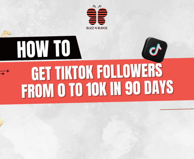 Step-by-step guide showing how to grow a TikTok account from 0 to 10K followers in 90 days with trending content and algorithm hacks.